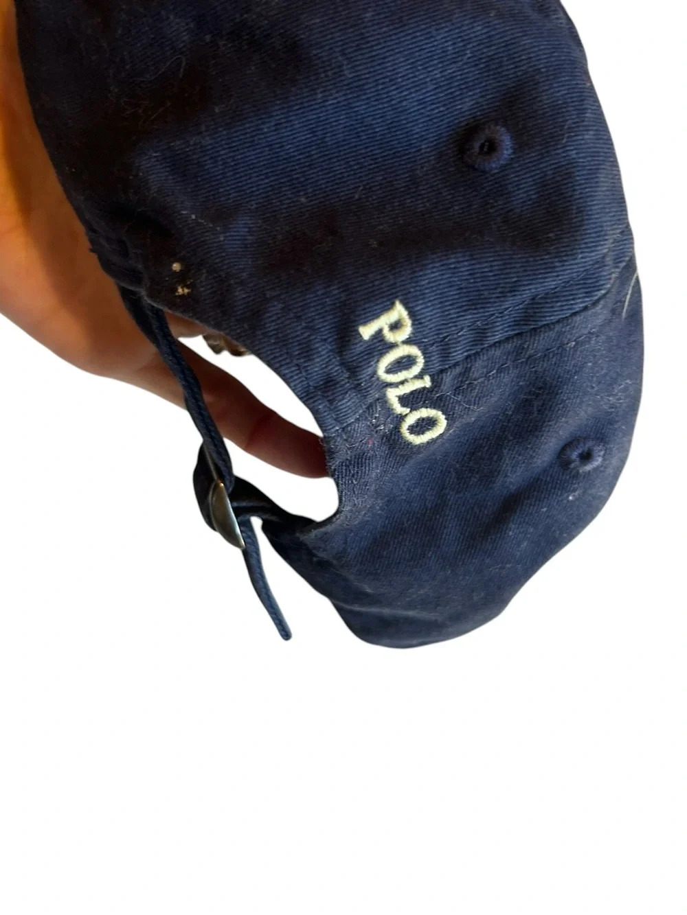 Polo Ralph Lauren toddler unisex navy blue adjustable hat cap 2T-4T preppy retro
